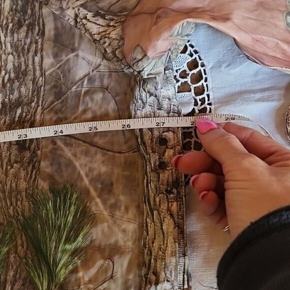 Huntworth Camouflage Adjustable Long Sleeve Hooded Rain Jacket Sz XL w Pockets - Picture 9 of 13